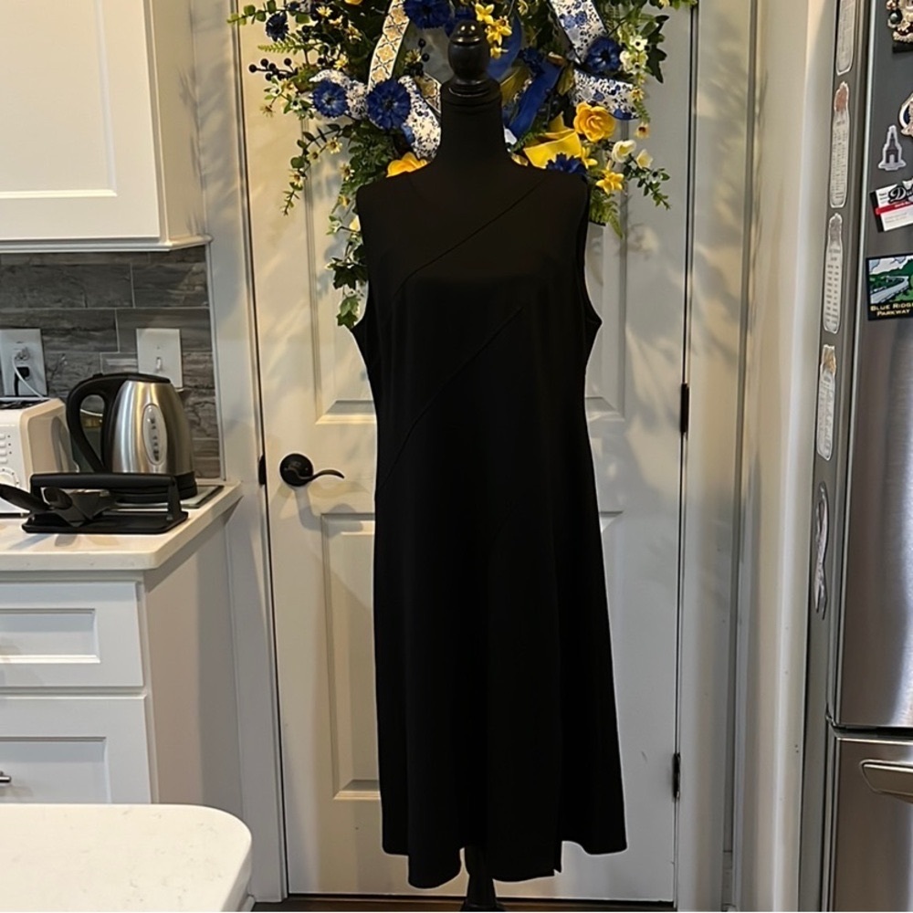 Karl Lagerfeld Black Midi Dress